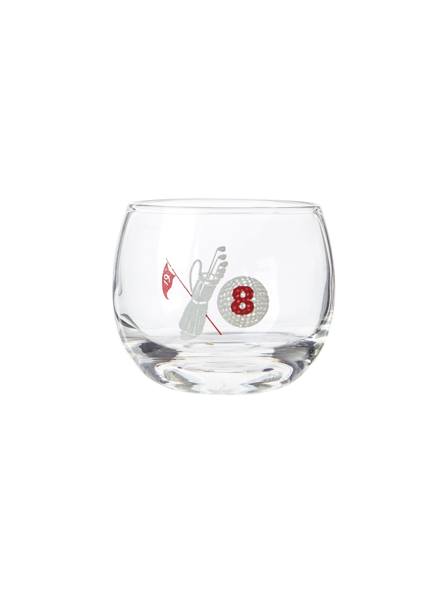 Vintage 1950s Roly Poly Golf Glasses Weston Table