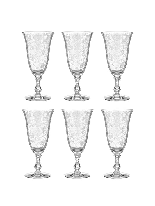 Vintage 1950s Rose Point Cambridge Tumblers Weston Table