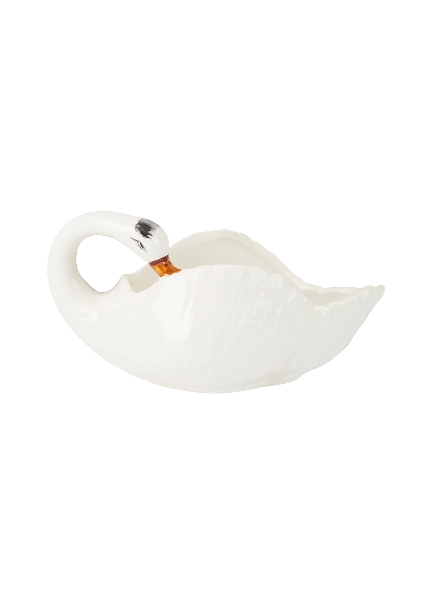 Vintage 1950s Santucci Deruta Swan Weston Table