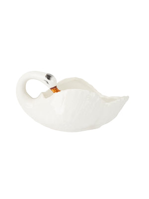  Vintage 1950s Santucci Deruta Swan Weston Table 