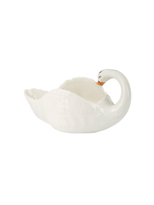  Vintage 1950s Santucci Deruta Swan Weston Table 