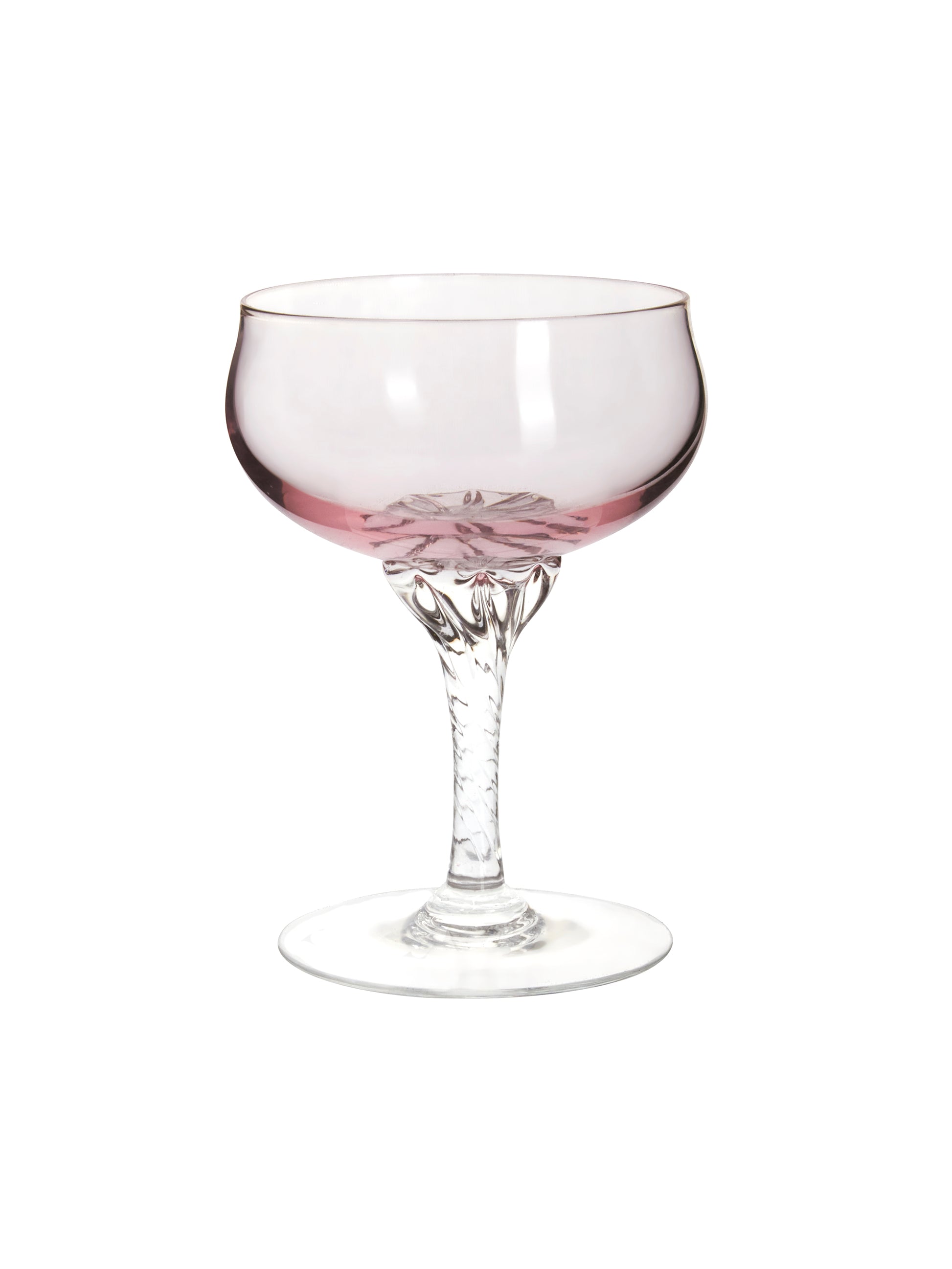 Vintage 1950s Sasaki Pink Coronation Coupes Weston Table