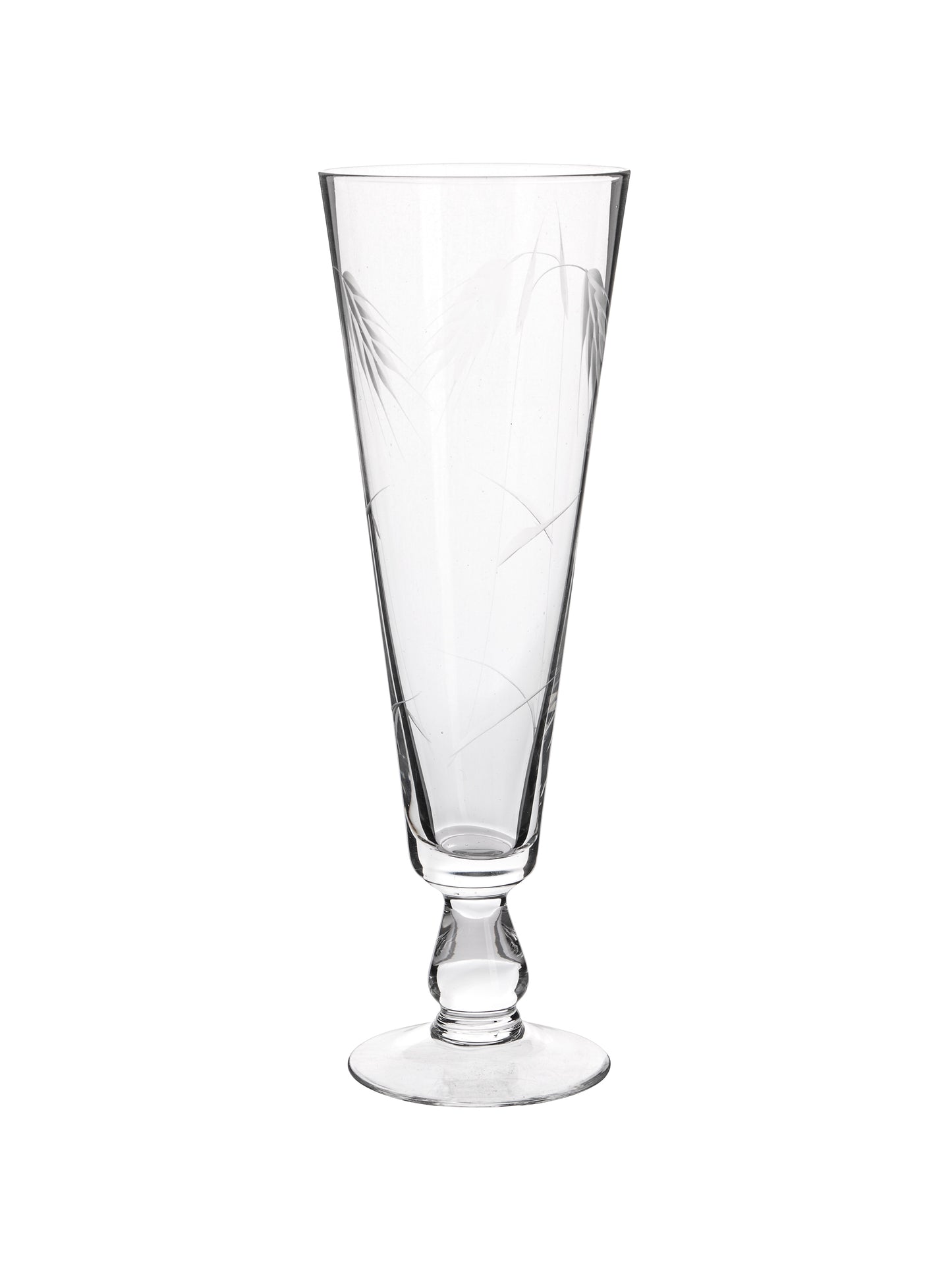 Vintage 1950s Sasaki Wheat Etched Beer Glasses Weston Table