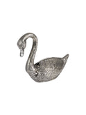 Vintage 1950s Silver Plate Swan Planter Three Weston Table