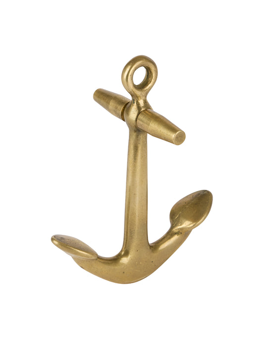 Vintage 1950s Small Brass Anchor Weston Table