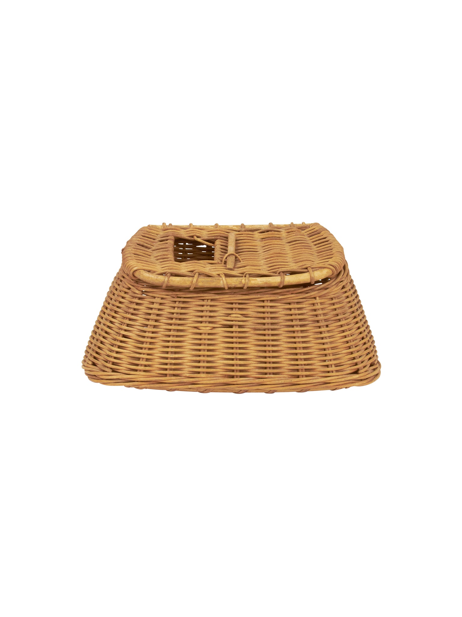 Vintage 1950s Small Wicker Fisherman's Creel Weston Table