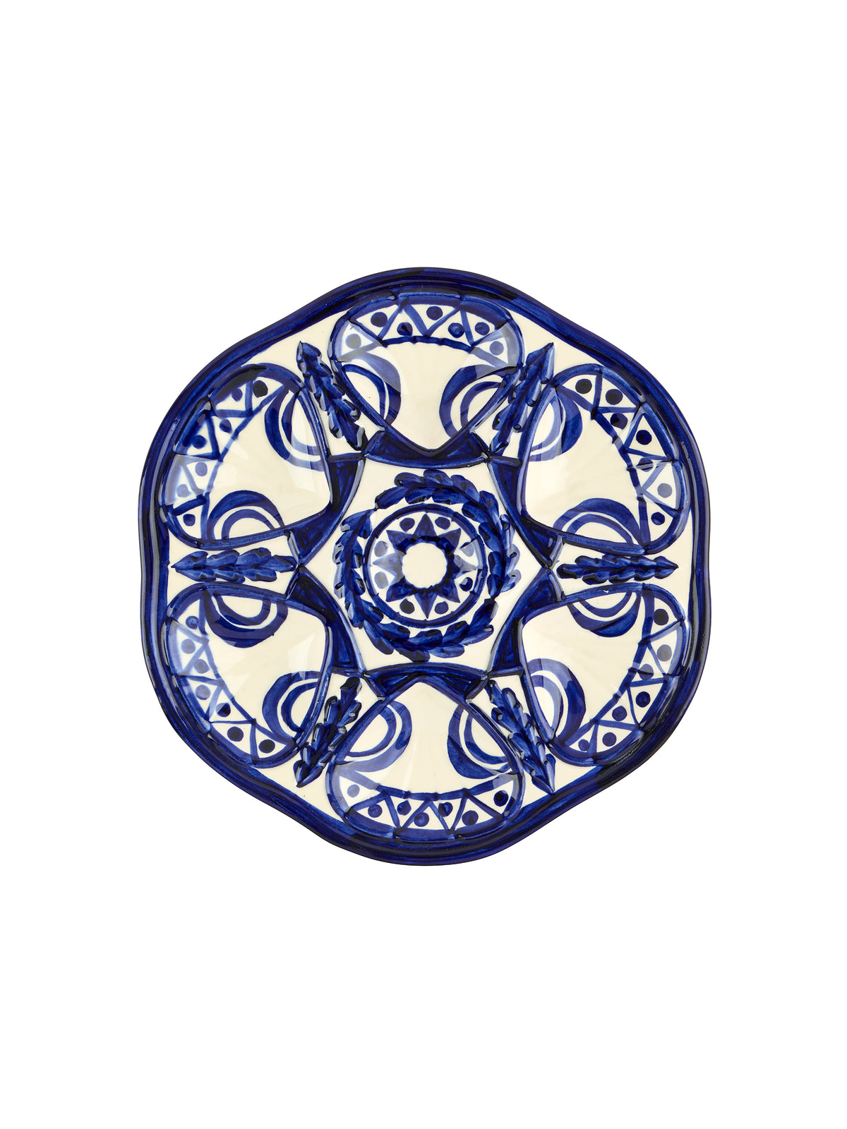 Vintage 1950s St. Jean de Bretagne Oyster Plate Weston Table