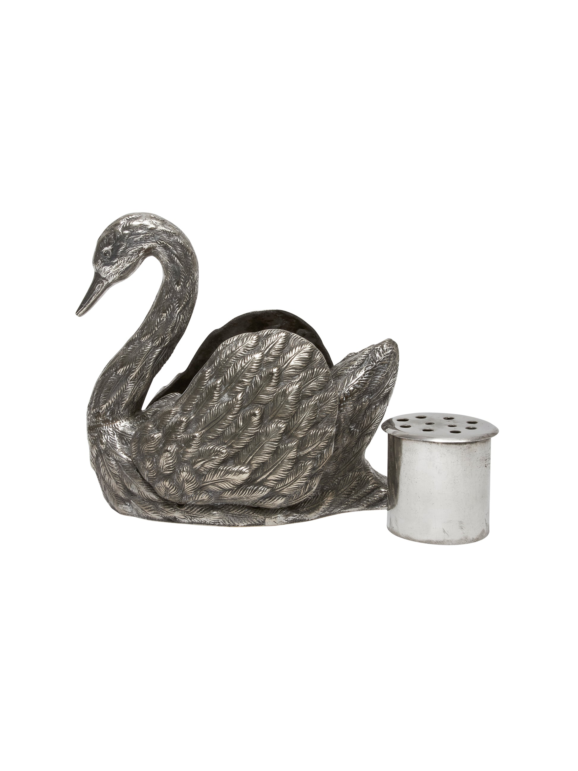 Vintage 1950s Swan Flower Planter Weston Table