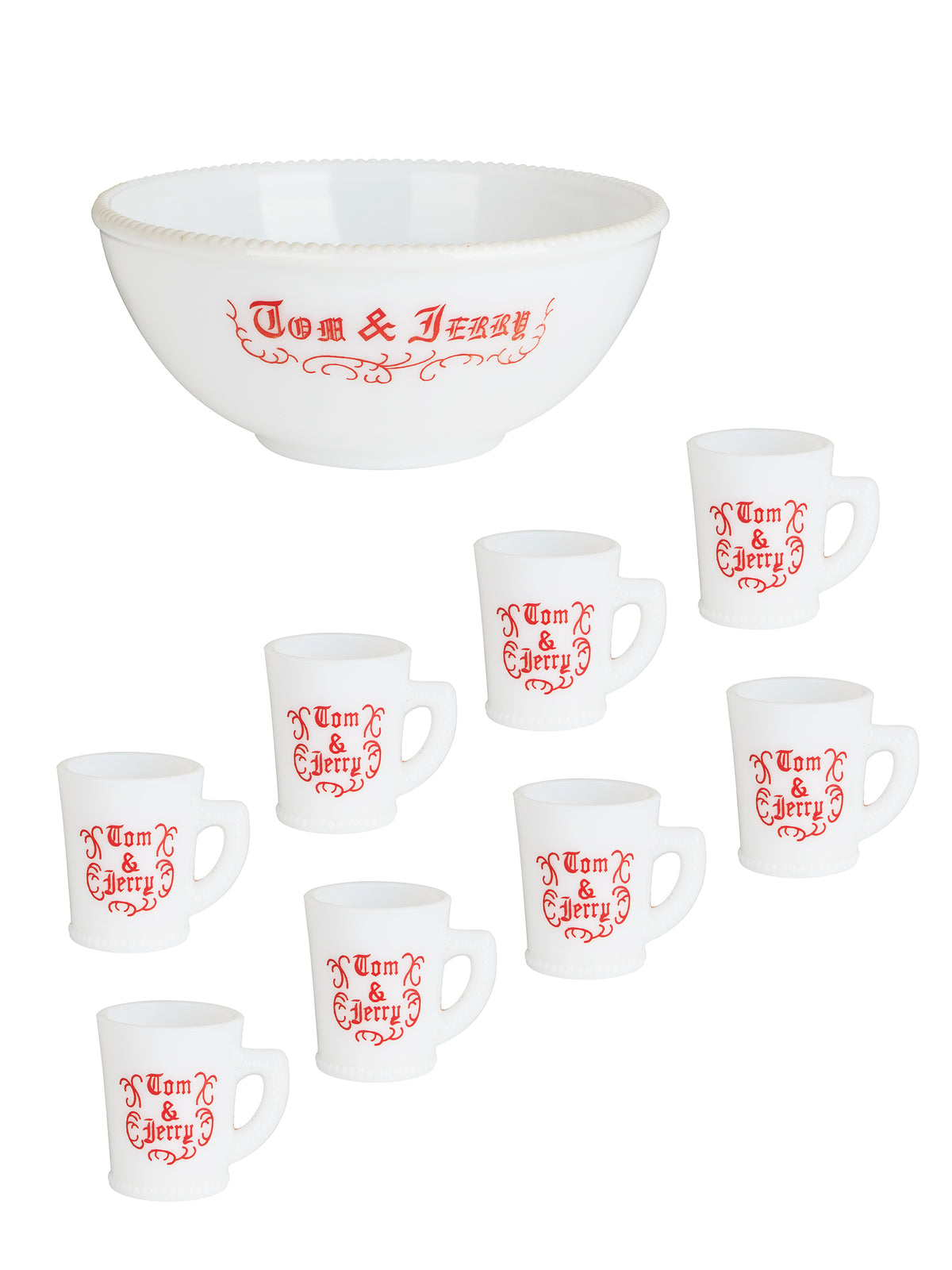 Vintage 1950s Tom & Jerry Hot Toddy Set Five Weston Table