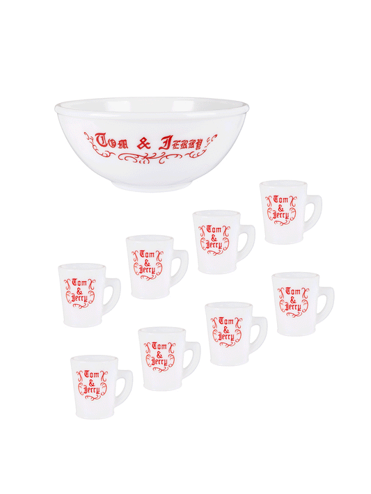 Vintage 1950s Tom & Jerry Hot Toddy Set Weston Table