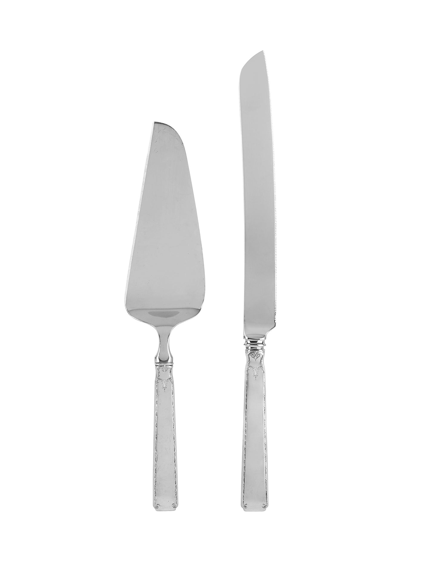 Vintage 1950s Towle Old Lace Cake Server and Knife Weston Table