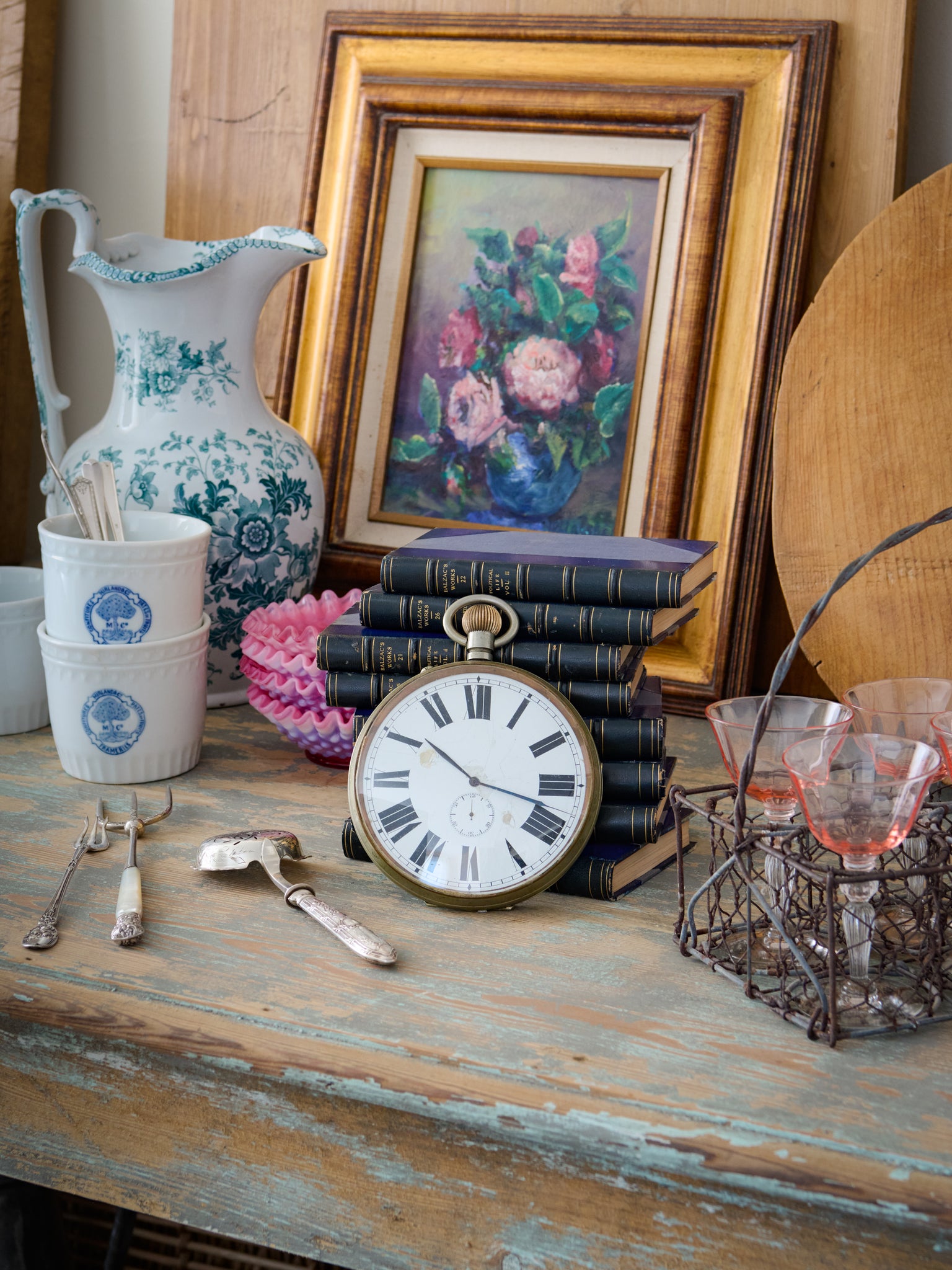 Vintage 1950s Tyler Desk Clock Weston Table
