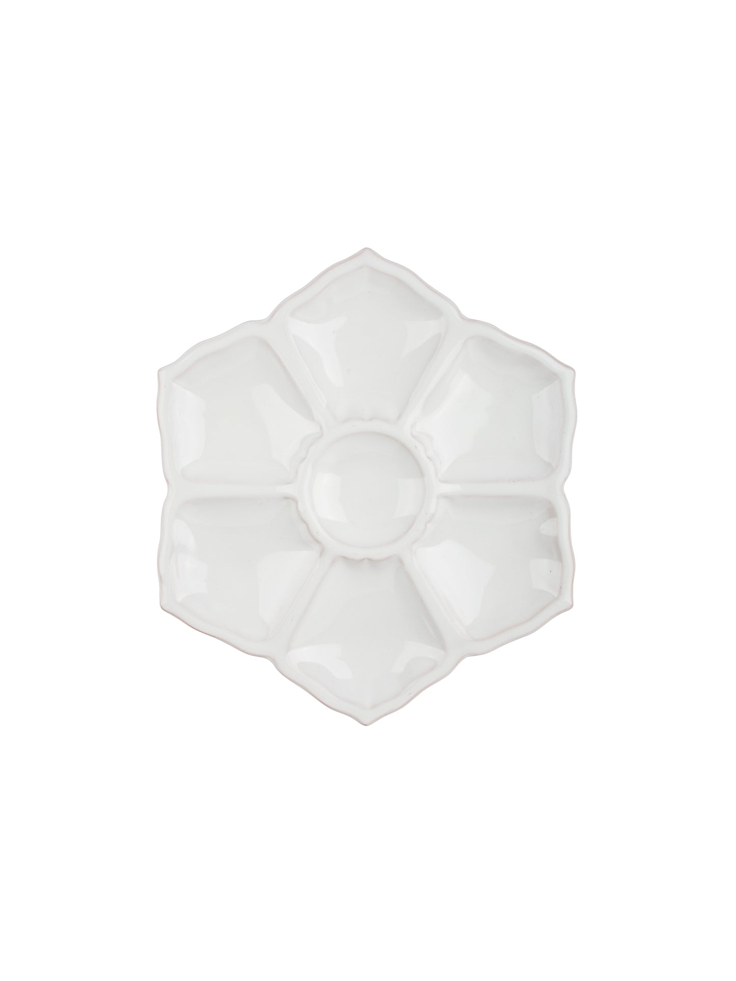 Vintage 1950s White Motton Oyster Plate Weston Table