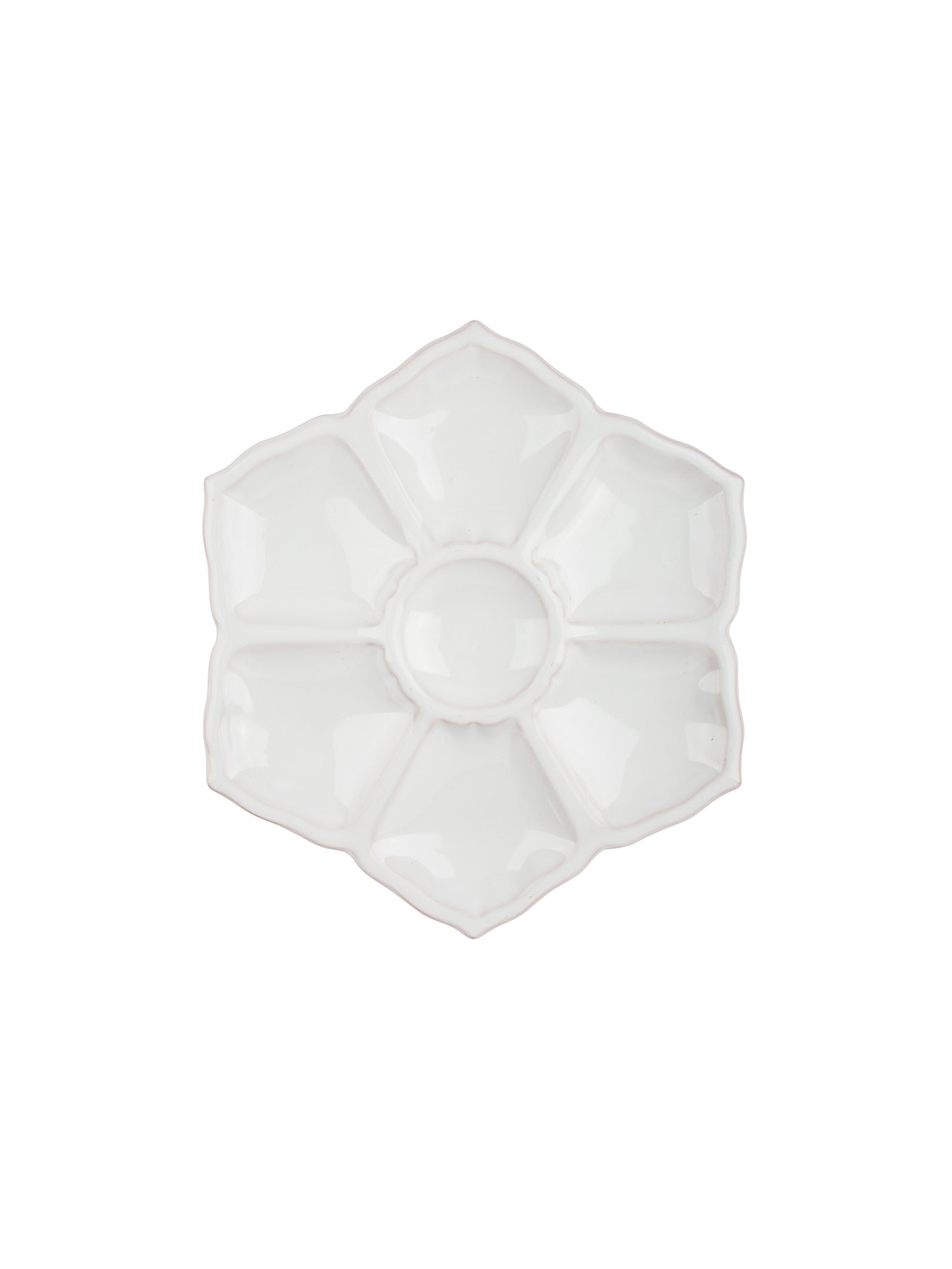 Vintage 1950s White Motton Oyster Plate Weston Table