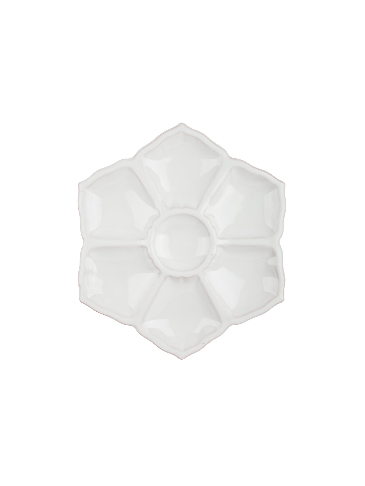 Vintage 1950s White Motton Oyster Plate Weston Table