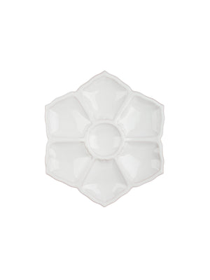  Vintage 1950s White Motton Oyster Plate Weston Table 