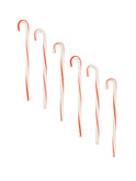 Vintage 1950s White Peppermint Stick Candy Cane Glass Cocktail Stirrers Weston Table