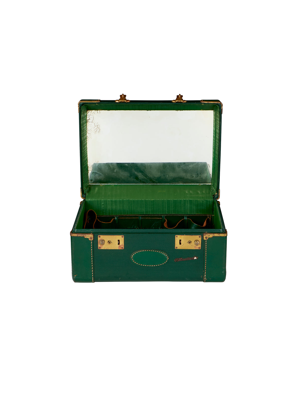 Vintage 1950s White Star Luggage Set Train Case Weston Table 