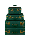 Vintage 1950s White Star Luggage Set Weston Table