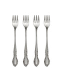 Vintage 1959 Moonlight Silver Plate Oyster Forks Set of Four Weston Table