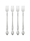 Vintage 1960s Affection Silver Plate Oyster Forks Set of Four Weston Table