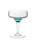 Vintage 1960s Aqua Sasaki Cocktail Glasses Weston Table