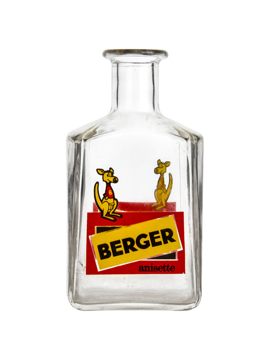 Vintage 1960s Berger Advertising Bottle Weston Table