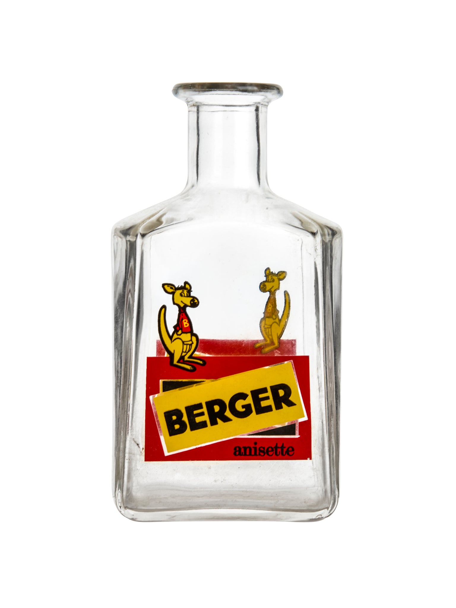 Vintage 1960s Berger Advertising Bottle Weston Table