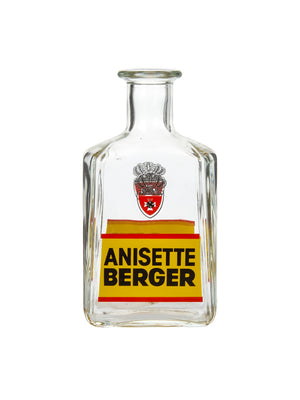  Vintage 1960s Berger Glass Advertising Bottle Weston Table 