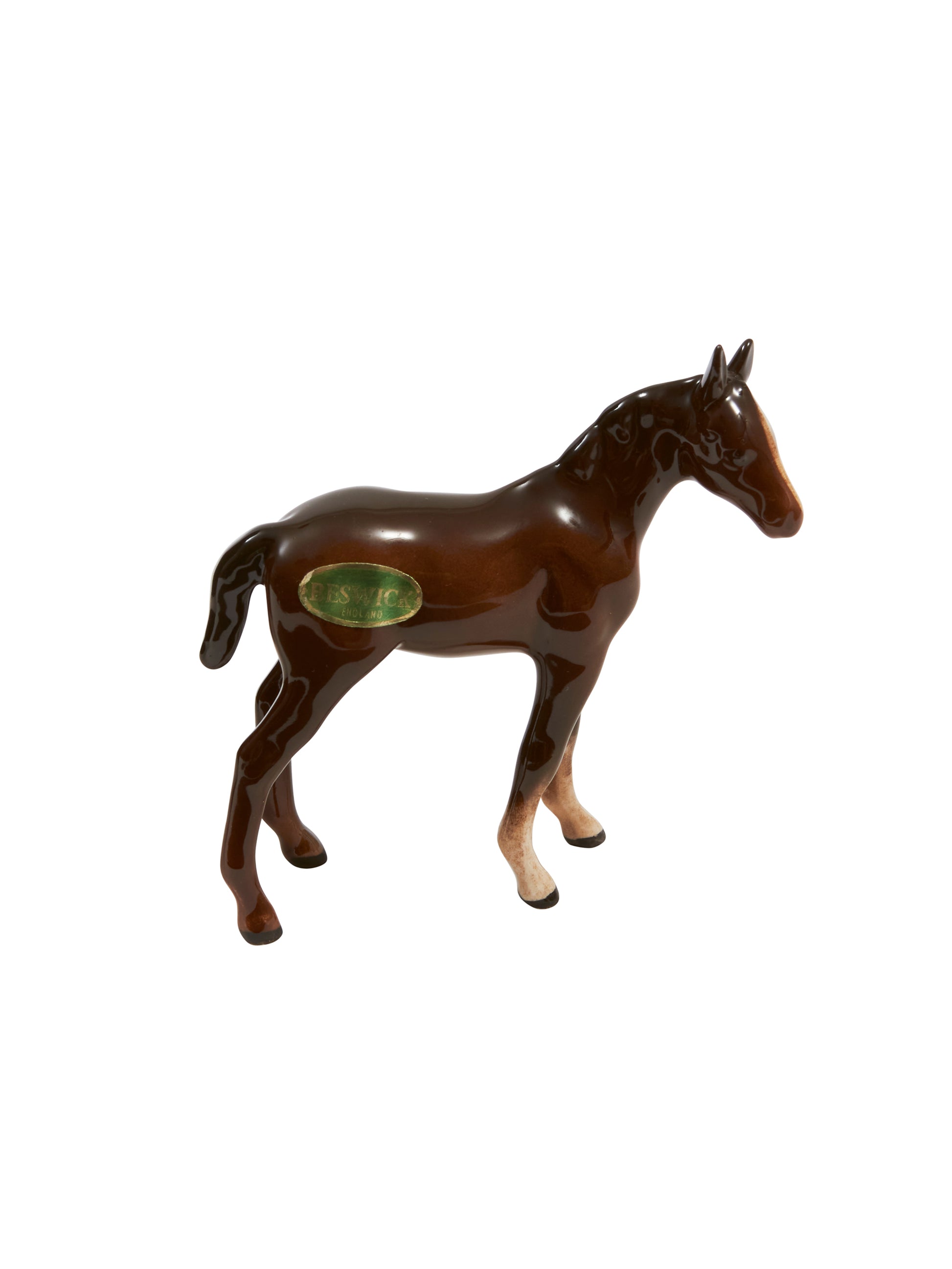 Vintage 1960s Beswick Brown Thoroughbred Horse Weston Table