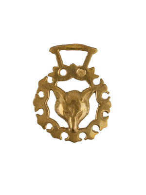  Vintage 1960s Brass Fox in Medallion Bottle Opener Weston Table 