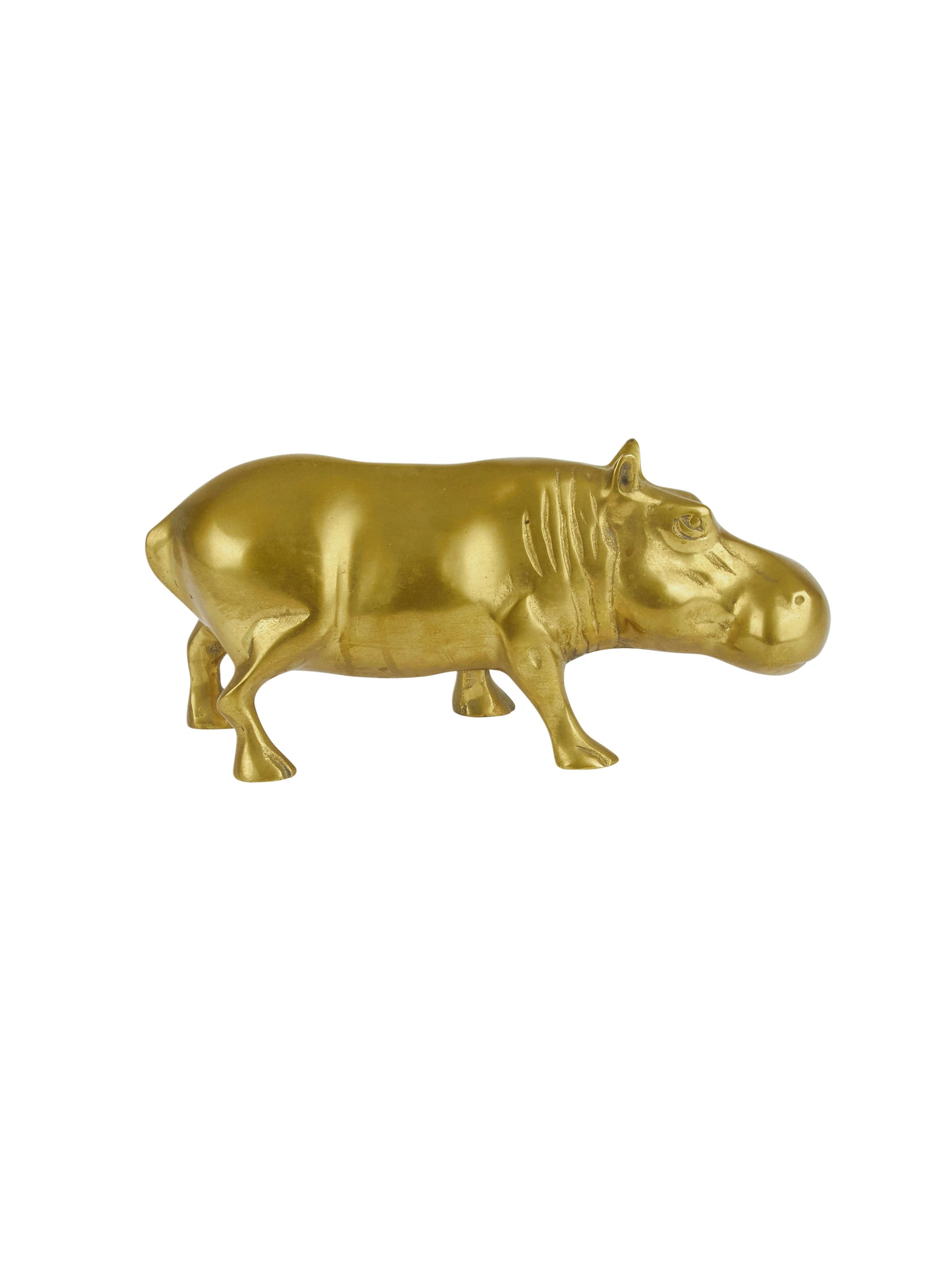 Vintage 1960s Brass Hippo Weston Table