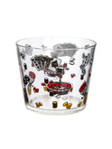 Vintage 1960s Casino Game Night Ice Bucket and High Ball Glasses Weston Table
