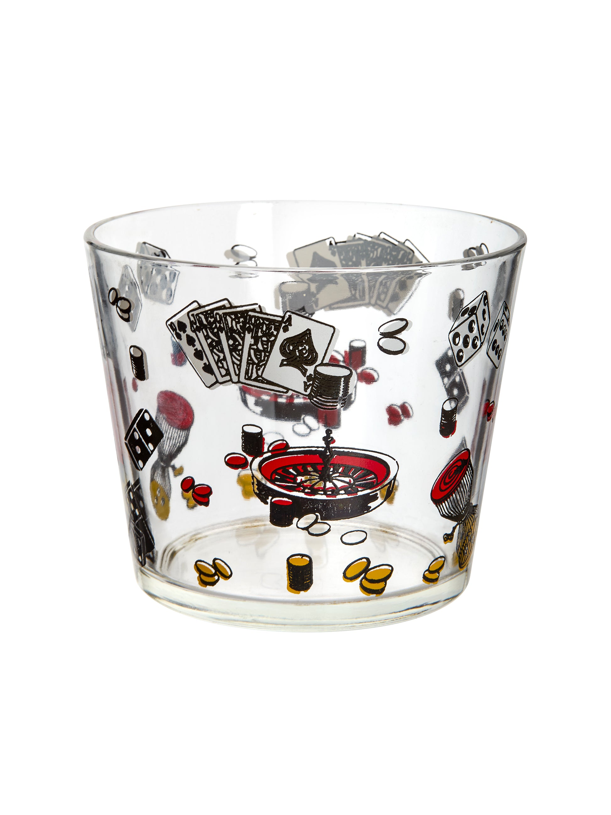 Vintage 1960s Casino Game Night Ice Bucket Weston Table