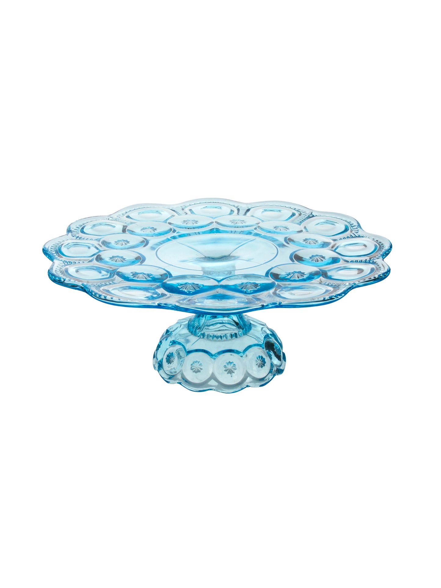 Vintage 1960s Cerulean Cake Stand Weston Table