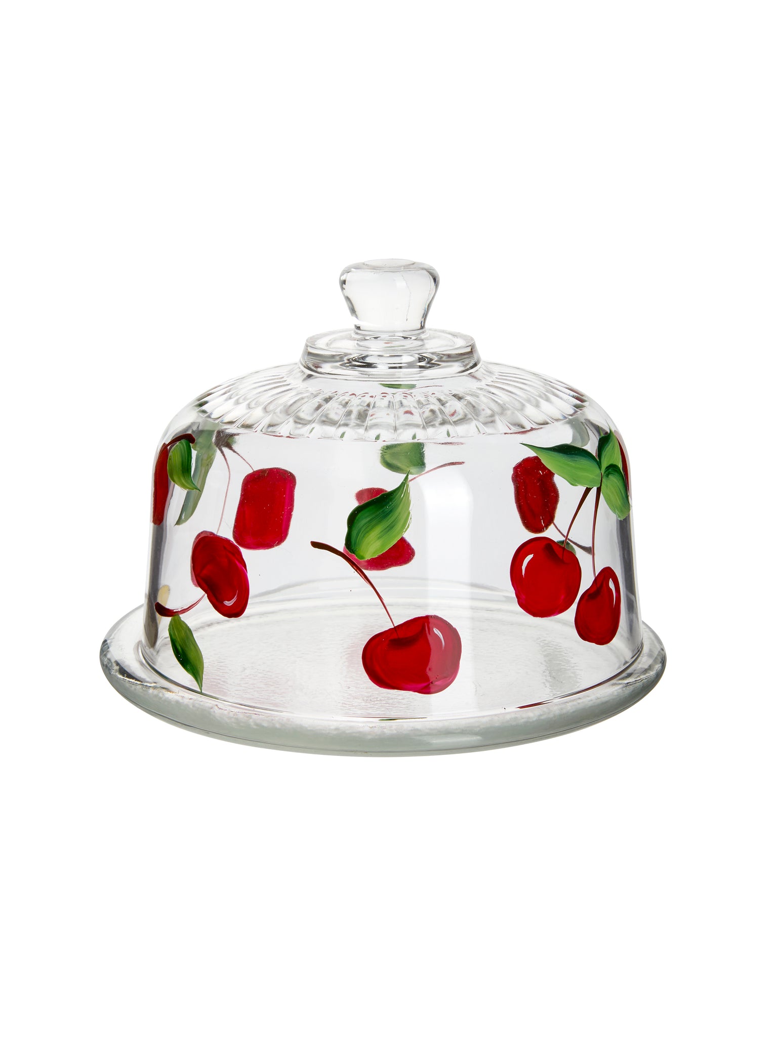 Vintage 1960s Cherries Cheese Cloche Weston Table