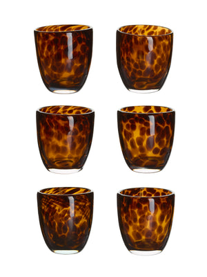  Vintage 1960s Christian Dior Tortoiseshell Tumblers Weston Table 