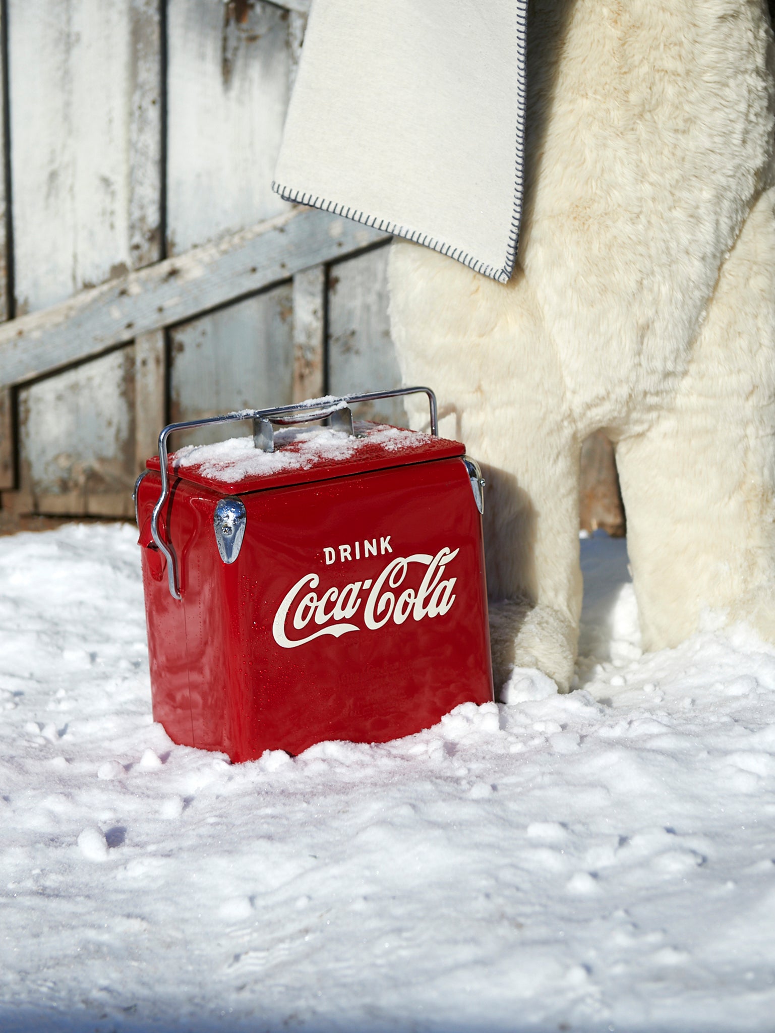 Vintage 1950s Coca-Cola Picnic Cooler Weston Table