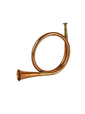  Vintage 1960s Copper and Brass Hunting Horn Weston Table 