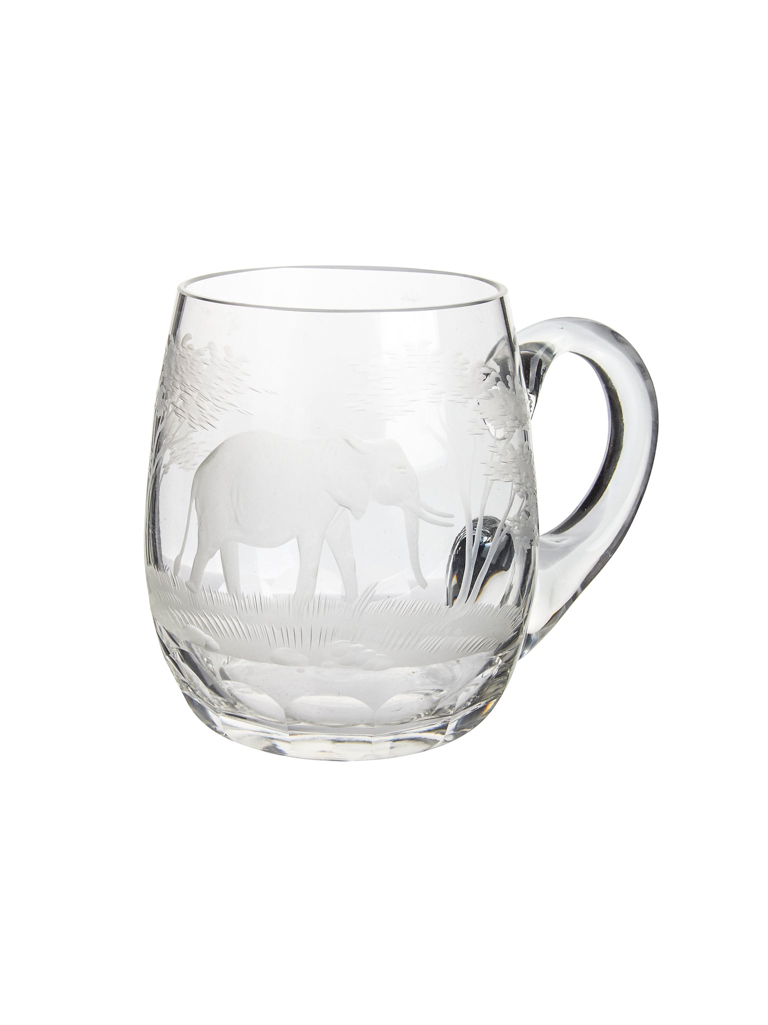 Vintage 1960s Crystal Queen Lace Beer Mug Weston Table