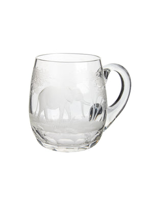  Vintage 1960s Crystal Queen Lace Beer Mug Weston Table 