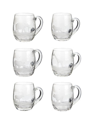  Vintage 1960s Crystal Queen Lace Beer Mug Weston Table 