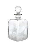 Vintage 1960s Crystal Queen Lace Giraffe Decanter Two Weston Table