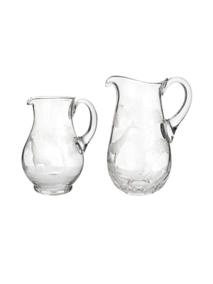  Vintage 1960s Crystal Queen Lace Giraffe Pitcher Weston Table 