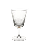 Vintage 1960s Crystal Queen Lace Safari Aperitif Glasses Weston Table