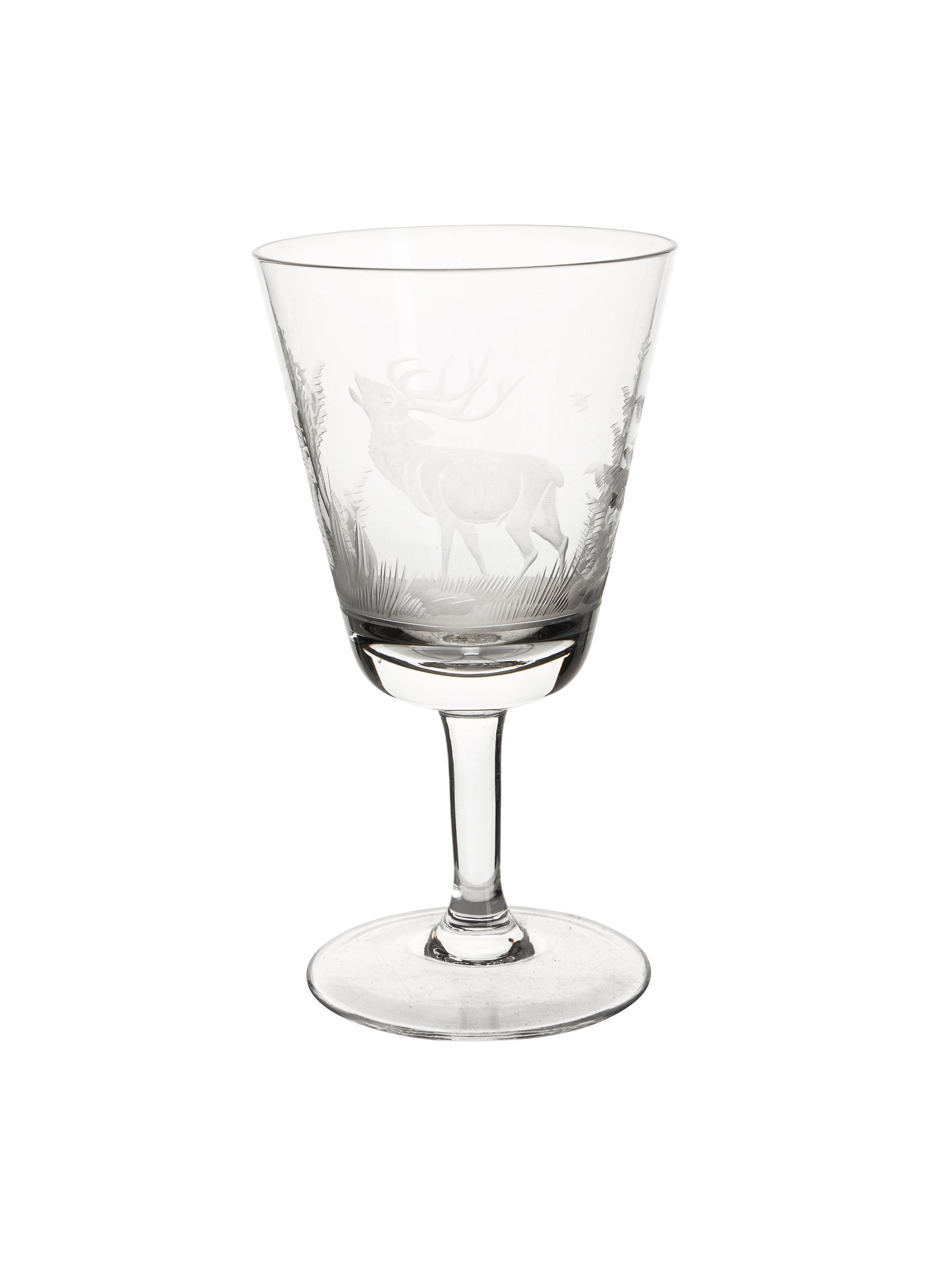 Vintage 1960s Crystal Queen Lace Safari Aperitif Glasses Weston Table