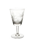 Vintage 1960s Crystal Queen Lace Safari Aperitif Glasses Weston Table