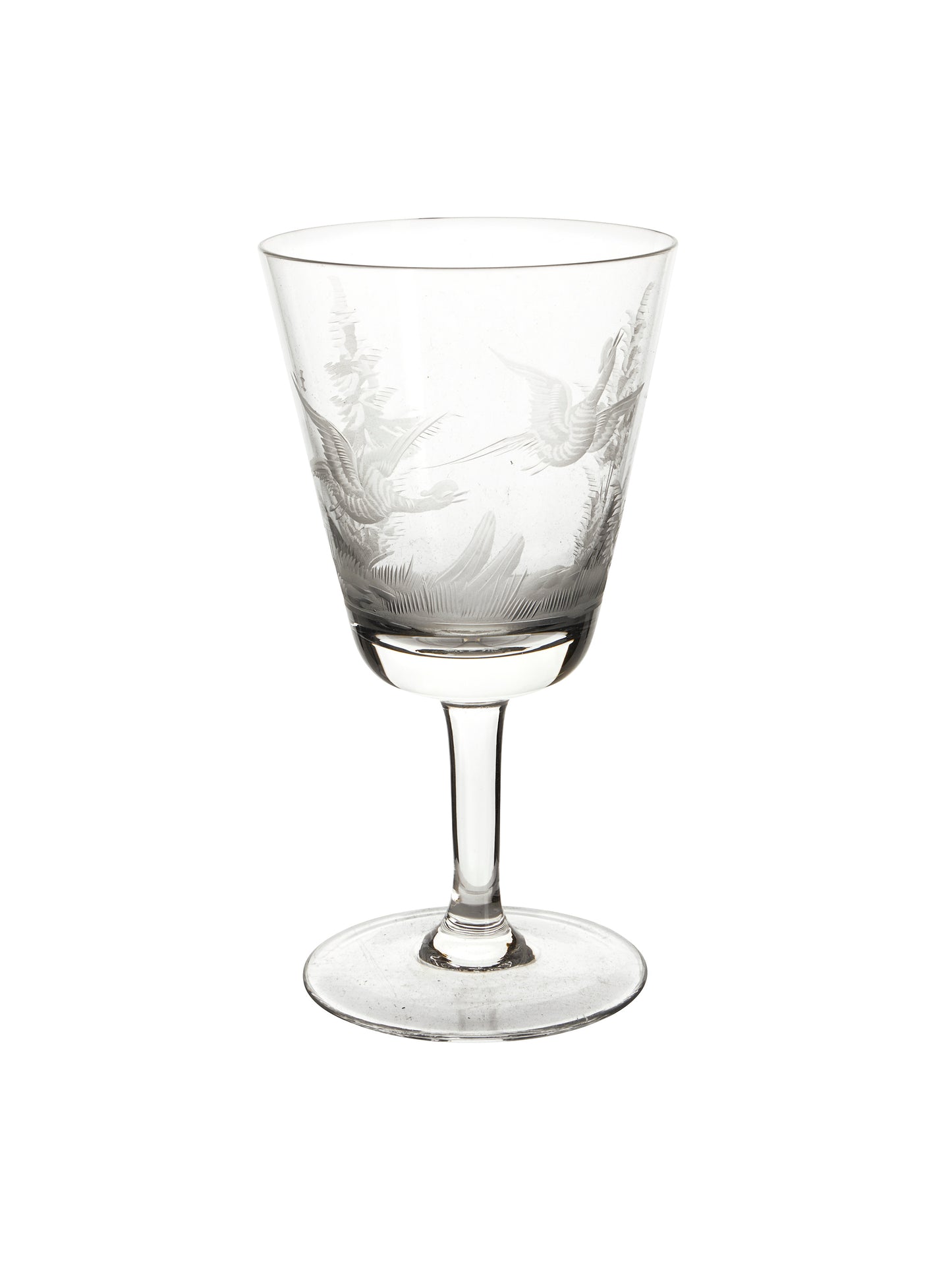 Vintage 1960s Crystal Queen Lace Safari Aperitif Glasses Weston Table