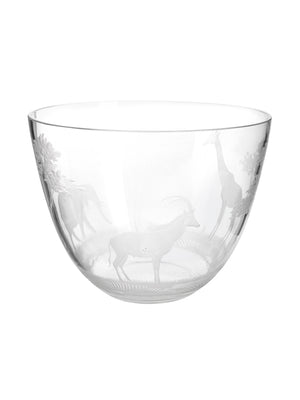  Vintage 1960s Crystal Queen Lace Safari Bowl Weston Table 