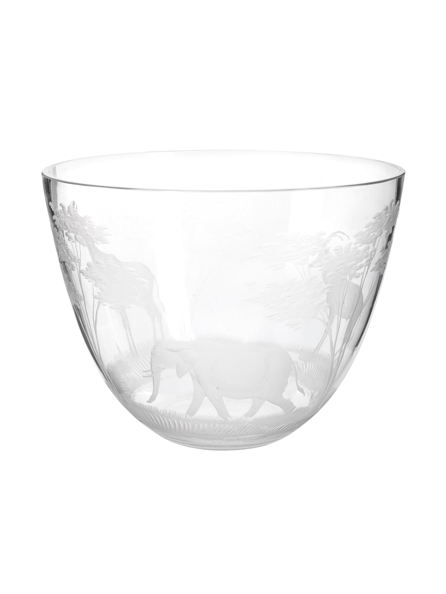 Vintage 1960s Crystal Queen Lace Safari Bowl Weston Table